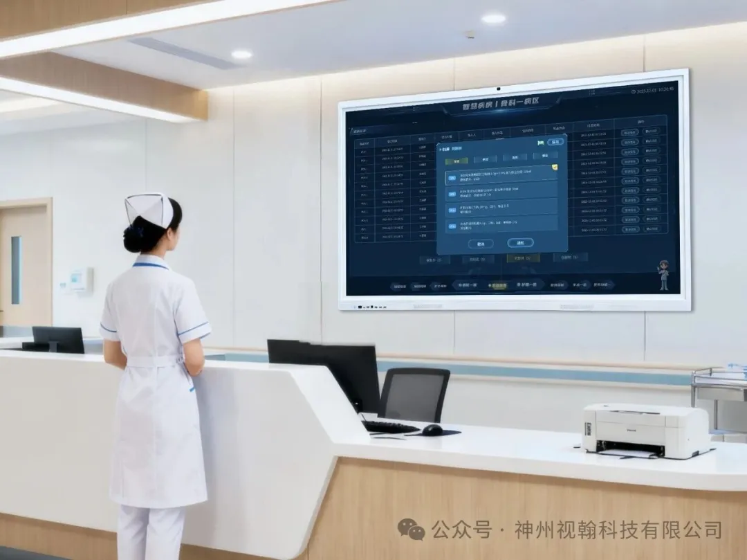 智慧护理 “黑科技”——护理交互大屏,护士的 “智能小助理”